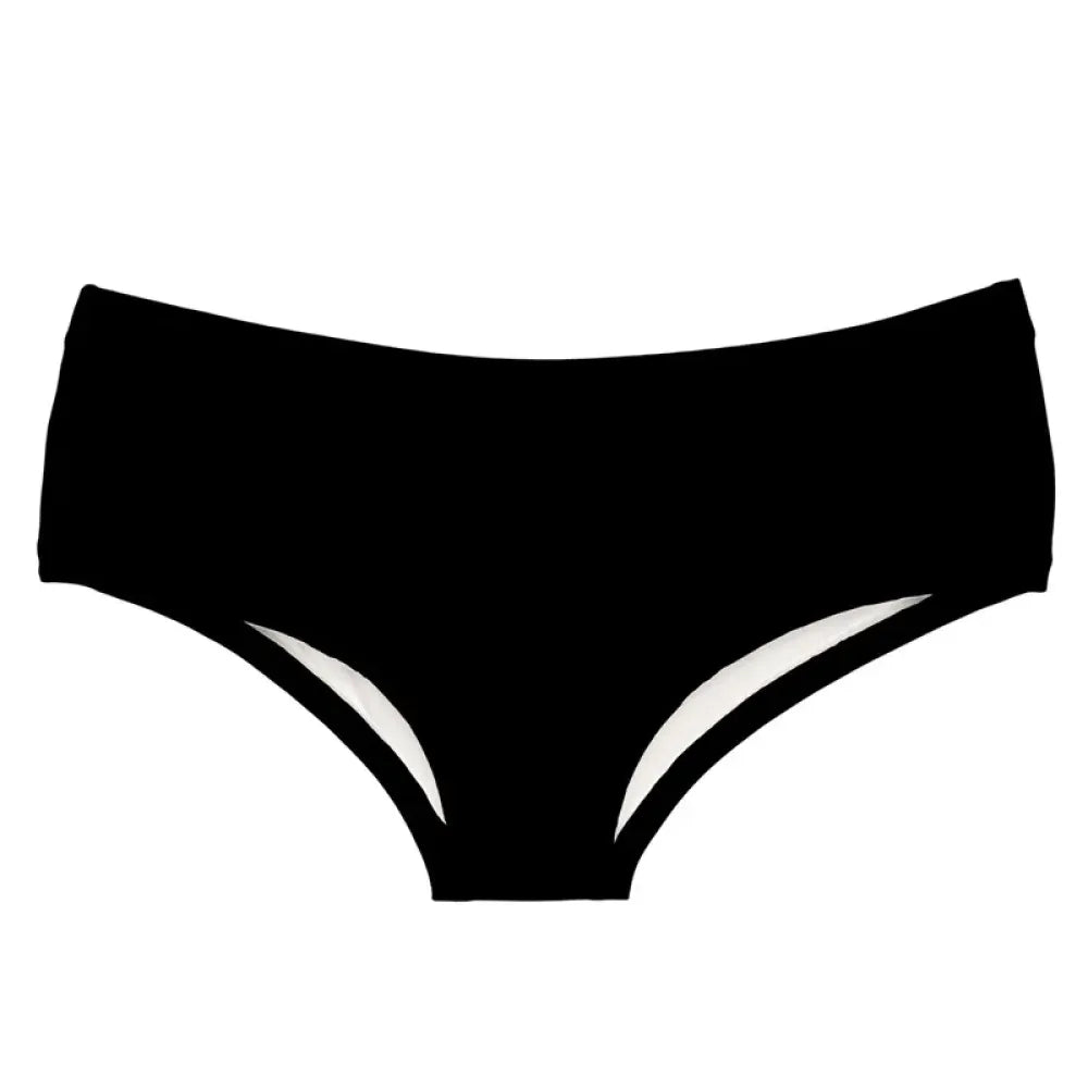 DeanFire Super Soft 3D Panties Women Underwear Black Funny